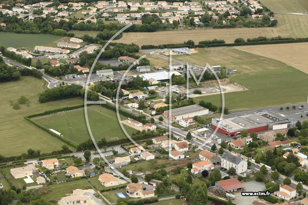 Photo arienne de Beauvoir-sur-Niort