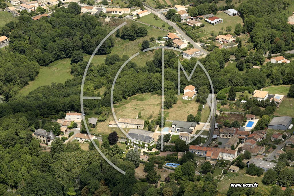Photo arienne de chir (la Fontaine Braye)
