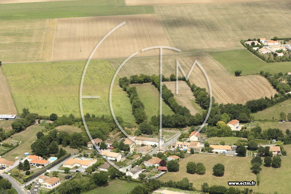 Photo arienne de Fors (les Sanguinires)