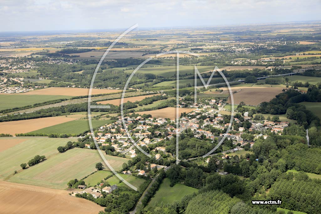 Photo arienne de Franois
