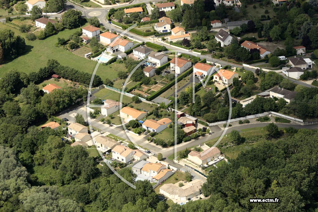 Photo arienne de La Crche (Saint-Martin)