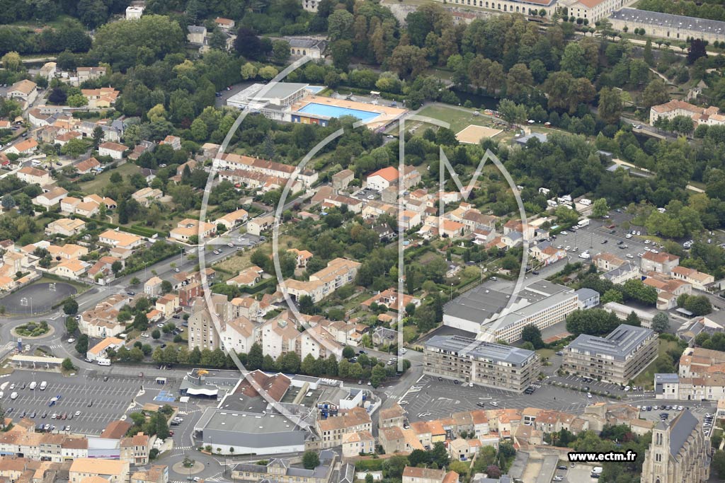 Photo arienne de Niort (Centre)