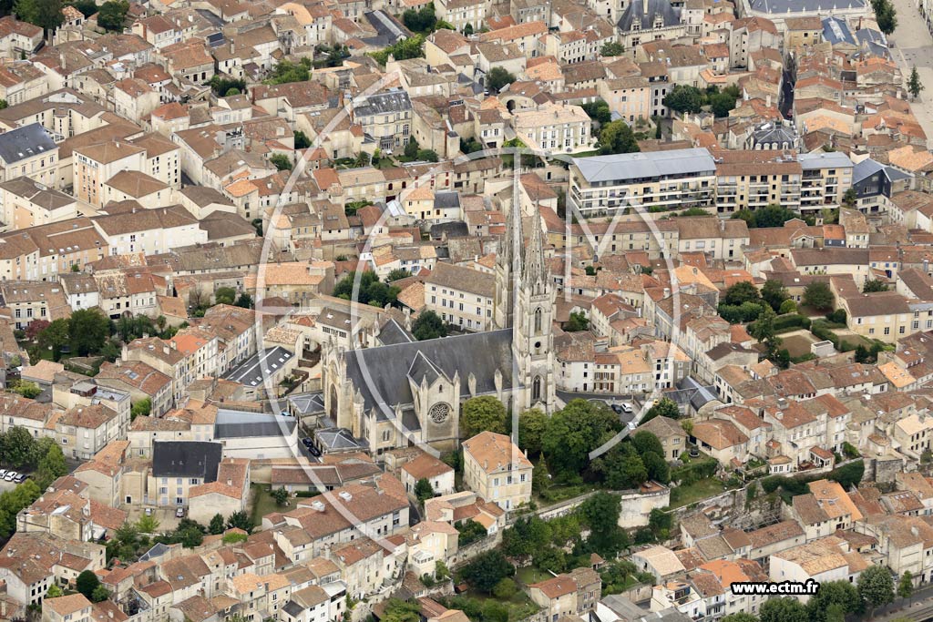 Photo arienne de Niort (Centre)