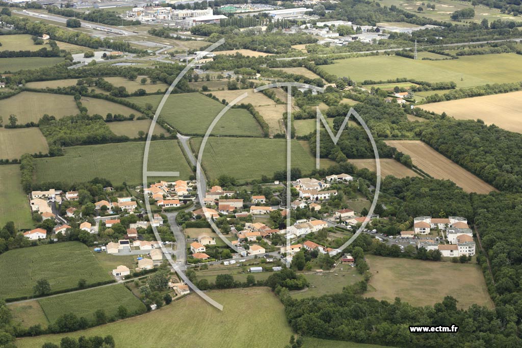 Photo arienne de Niort (la Tranche)