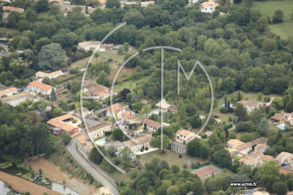Photo arienne de Niort (le Moulin d'ne)