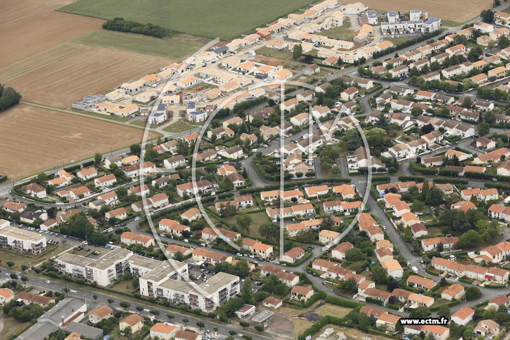 Photo arienne de Niort (Nord-Ouest - Sainte-Pezenne)