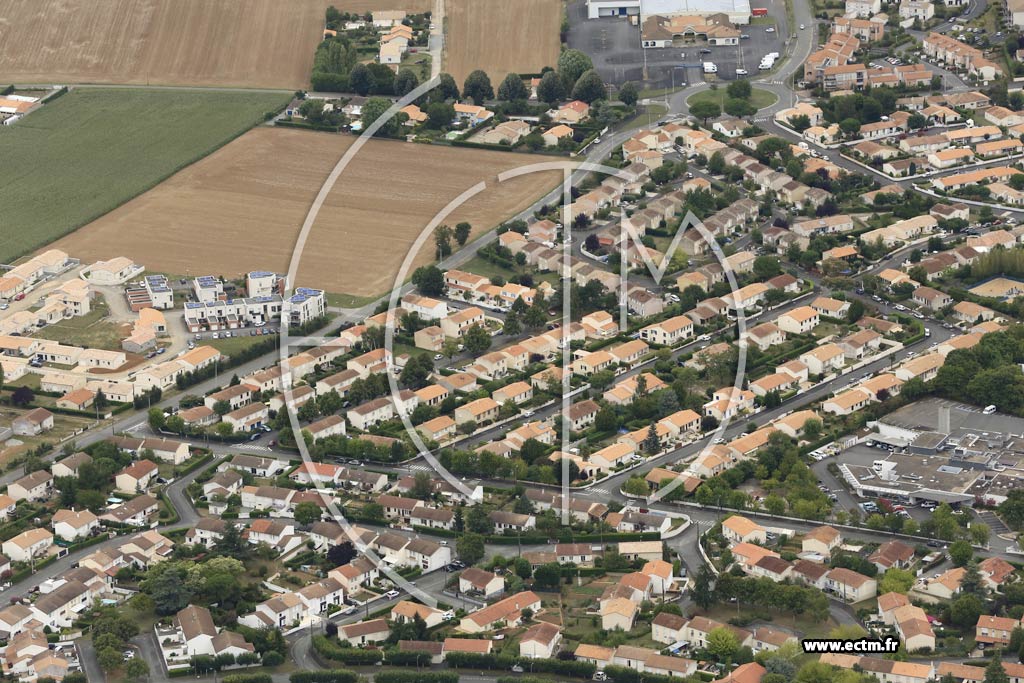 Photo arienne de Niort (Nord-Ouest - Sainte-Pezenne)