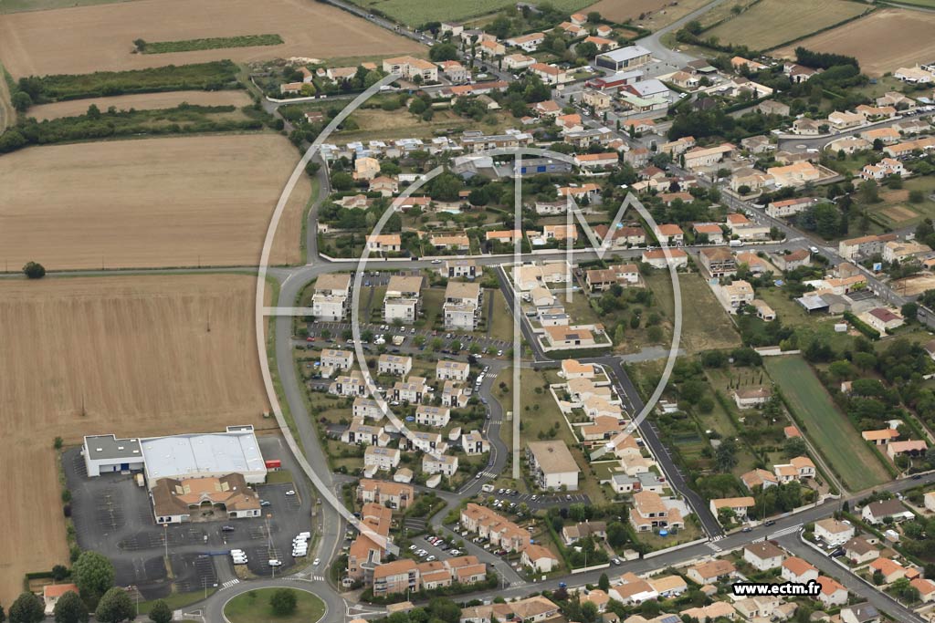 Photo arienne de Niort (Nord-Ouest - Sainte-Pezenne)