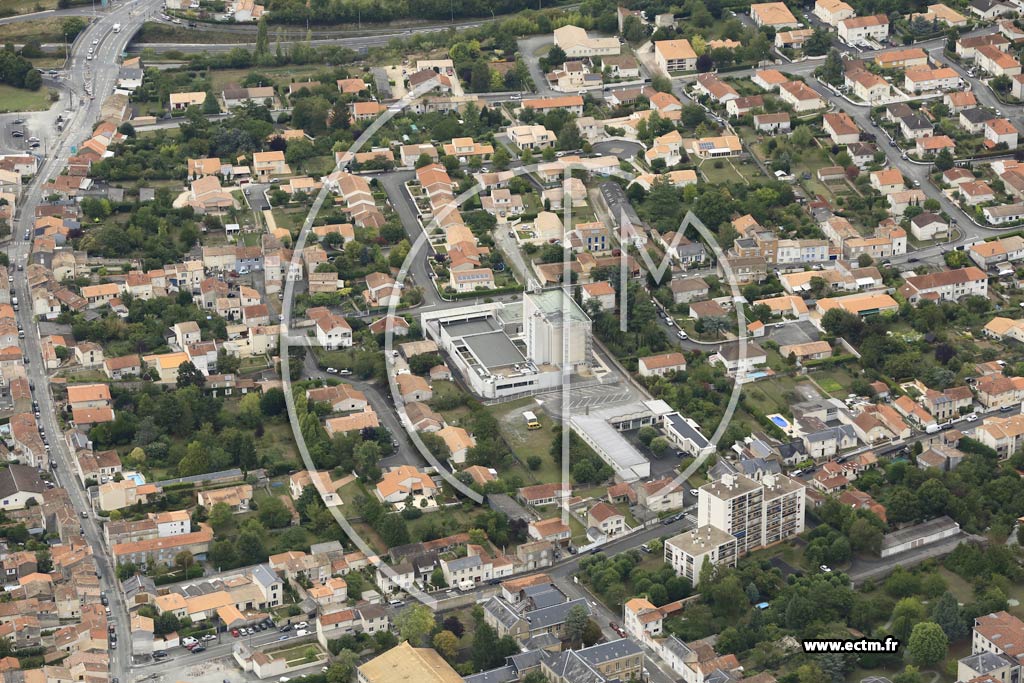 Photo arienne de Niort (Nord)
