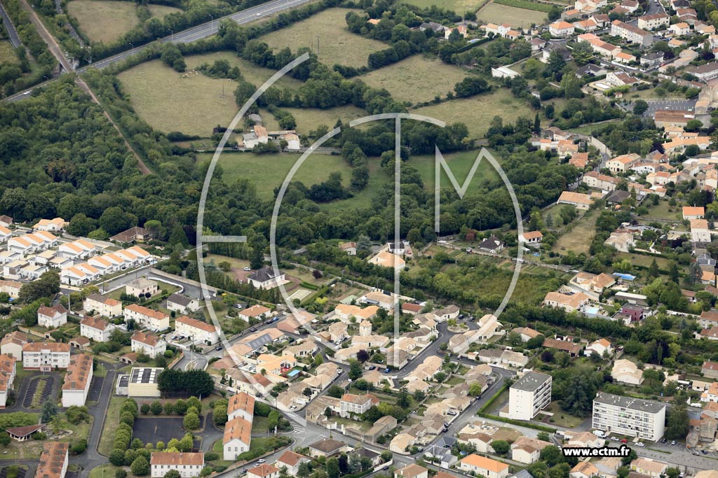 Photo arienne de Niort (Nord)