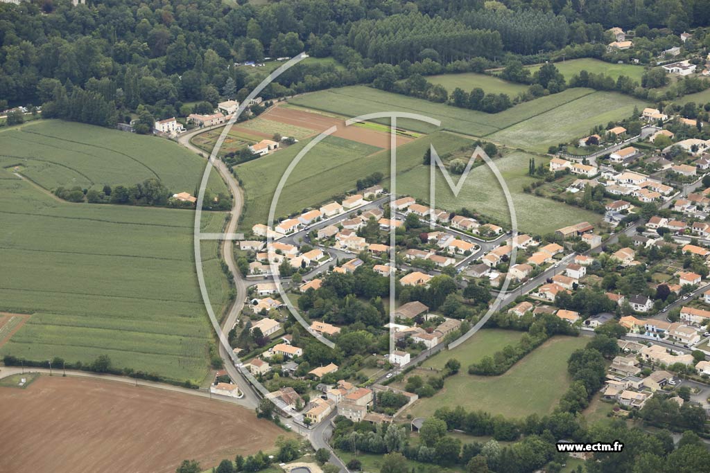 Photo arienne de Niort (Nord)