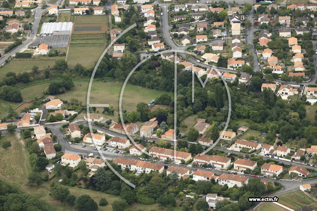 Photo arienne de Niort (Nord)