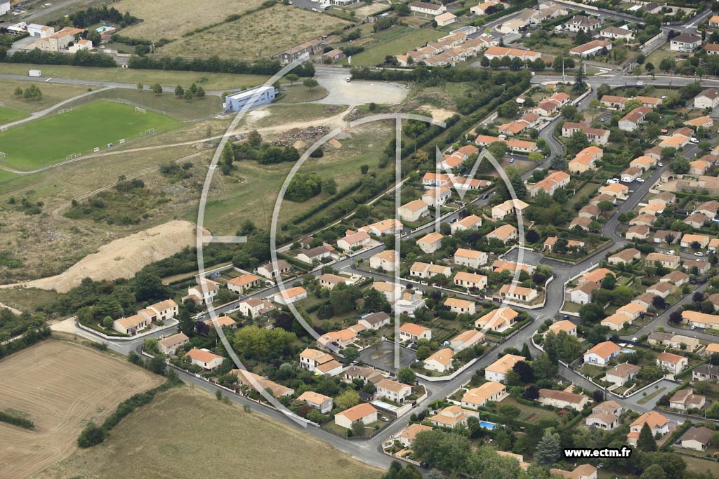 Photo arienne de Niort (Nord)