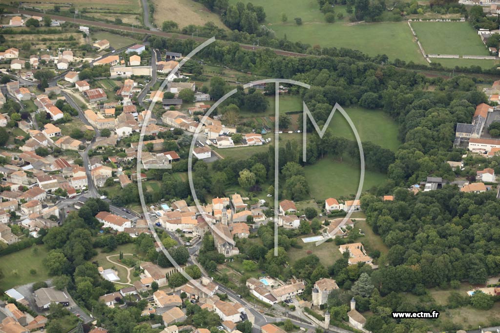 Photo arienne de Niort (Souch)