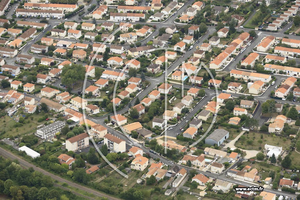 Photo arienne de Niort (Sud - Baigne-Canne)