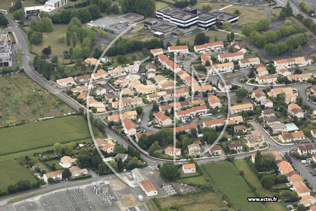 Photo arienne de Niort (Sud - la Thomasserie)