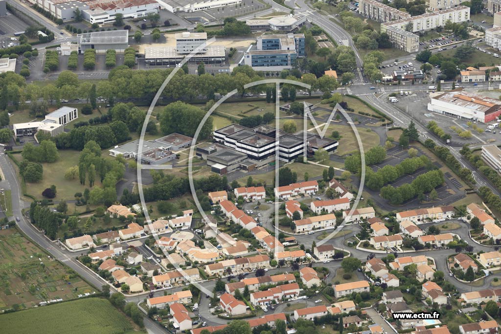 Photo arienne de Niort (Sud - la Thomasserie)