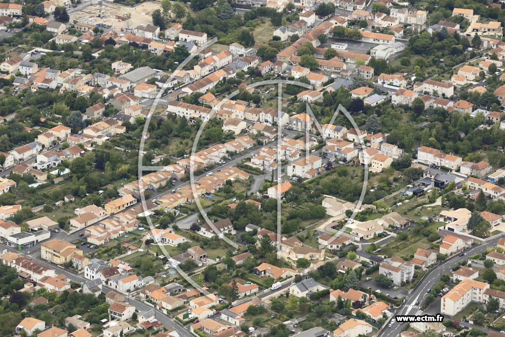 Photo arienne de Niort (Sud-Est - la Plaine de Goise)