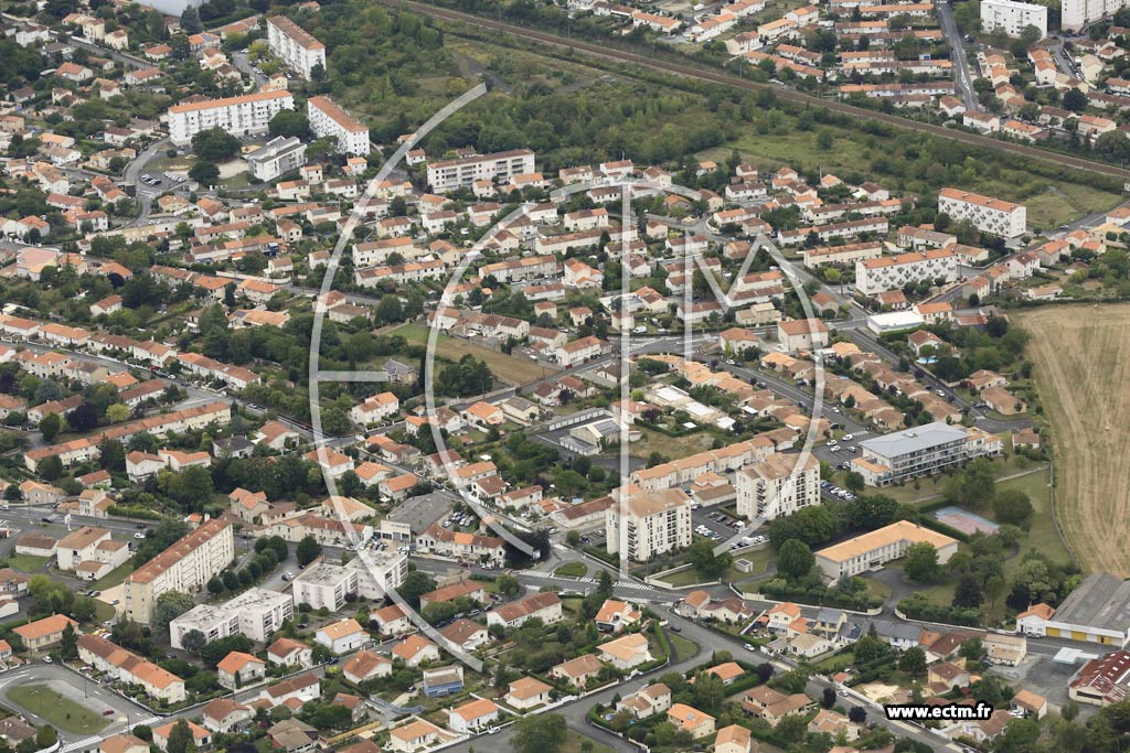 Photo arienne de Niort (Sud-Est)