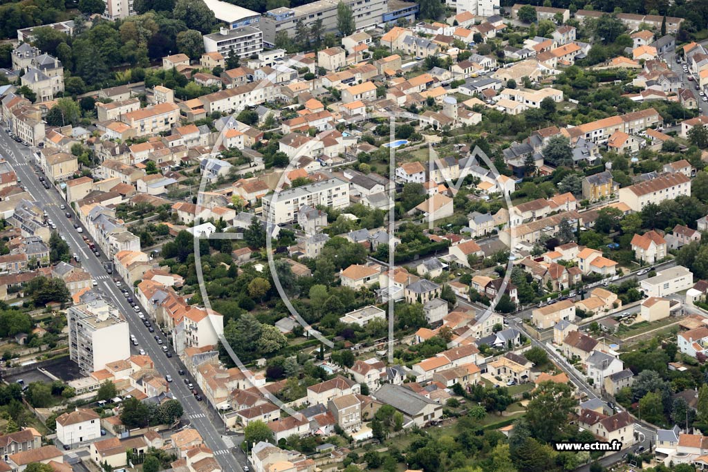 Photo arienne de Niort (Sud-Est)
