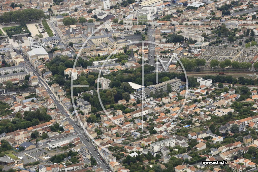 Photo arienne de Niort (Sud-Est)