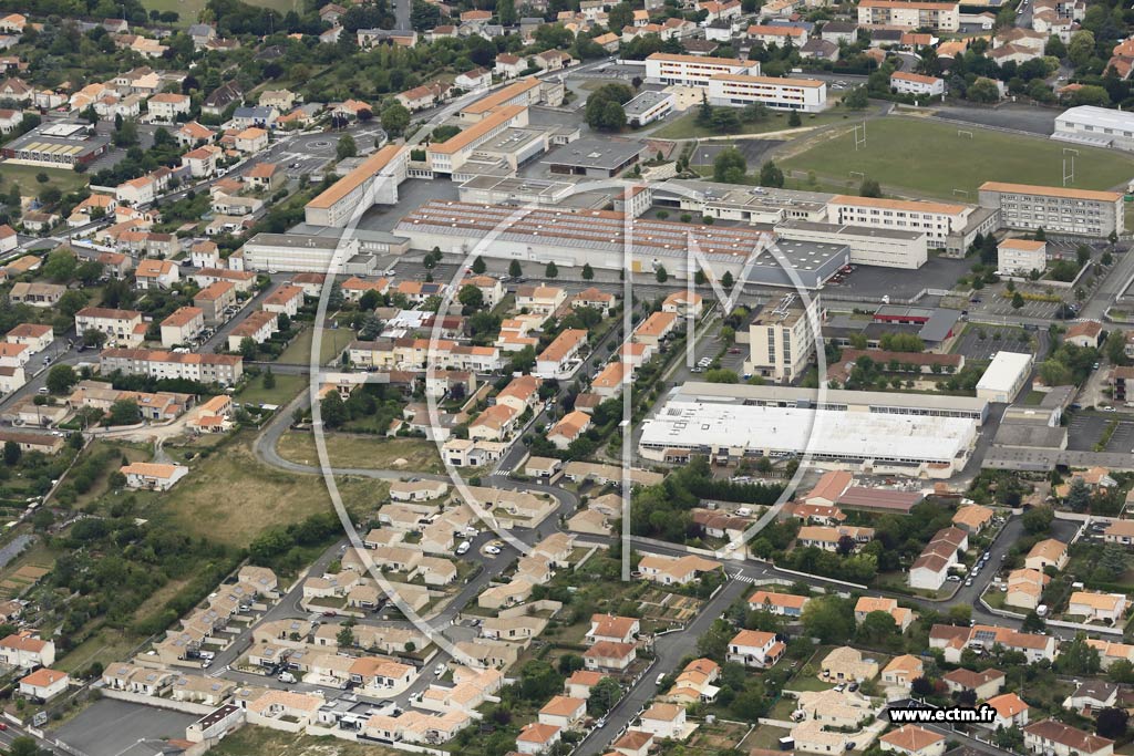 Photo arienne de Niort (Sud-Est)