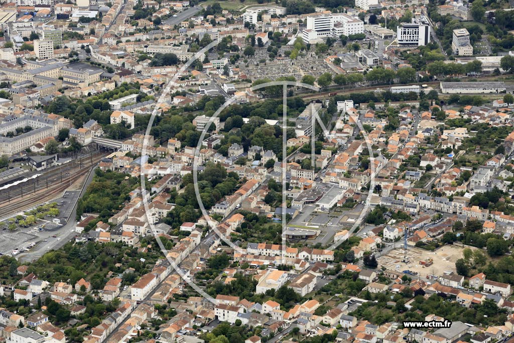 Photo arienne de Niort (Sud-Est)
