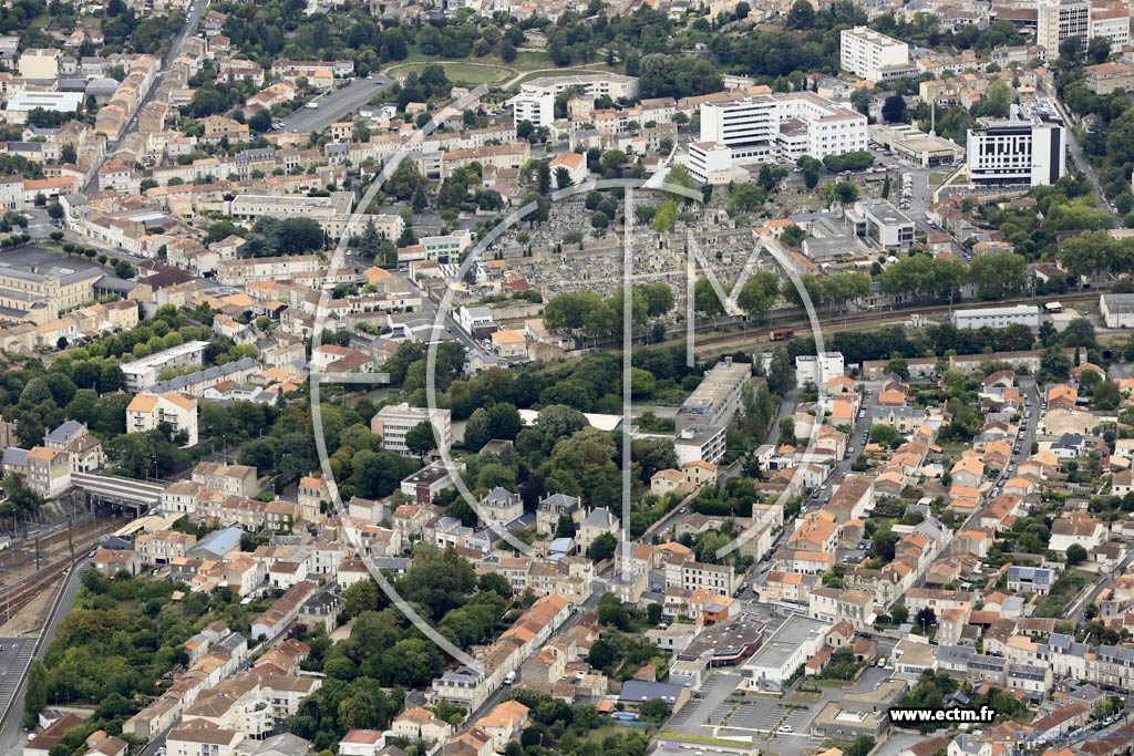 Photo arienne de Niort (Sud-Est)