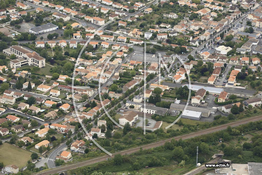 Photo arienne de Niort (Sud)