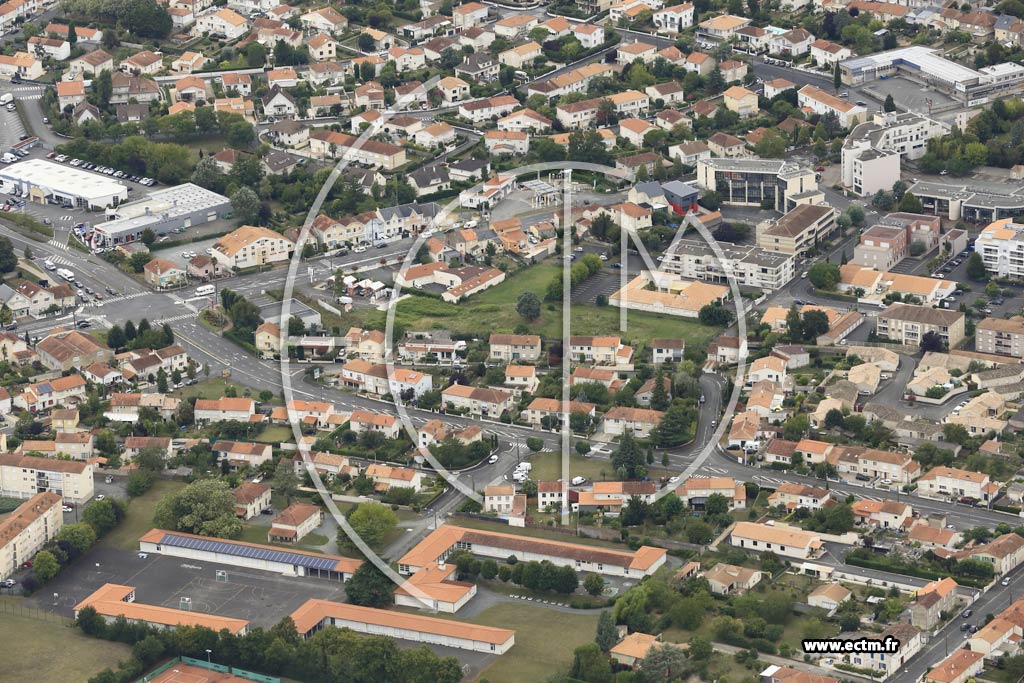 Photo arienne de Niort (Sud)