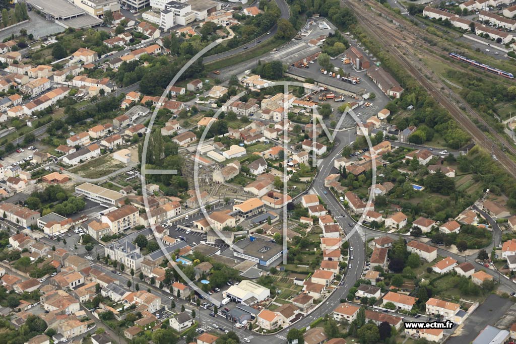 Photo arienne de Niort (Sud)