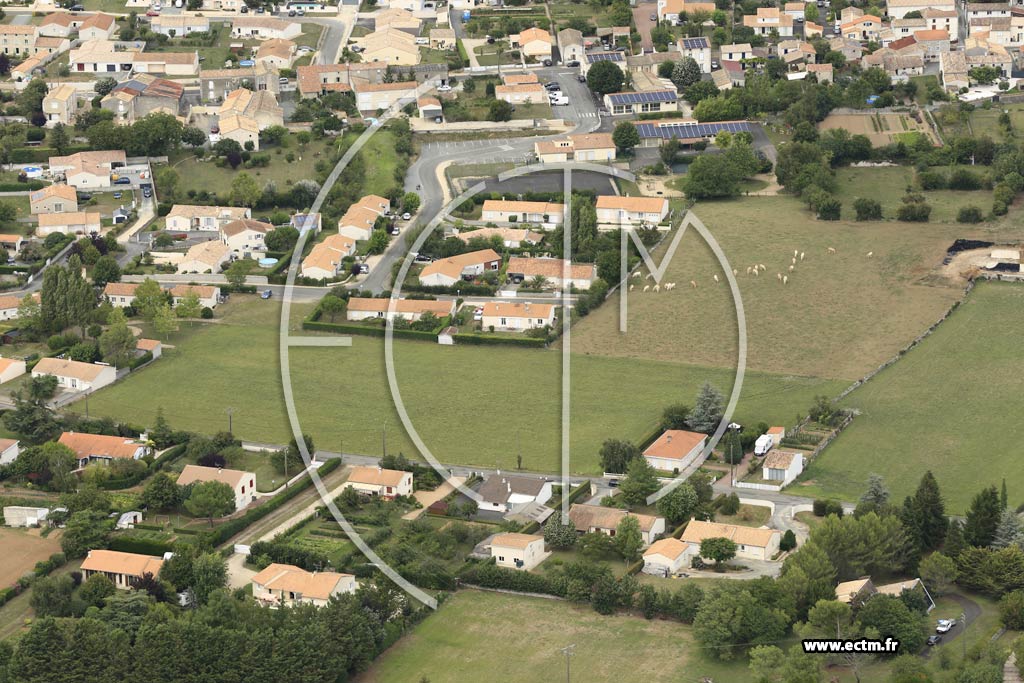 Photo arienne de Saint-Maxire