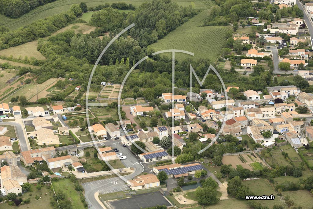 Photo arienne de Saint-Maxire