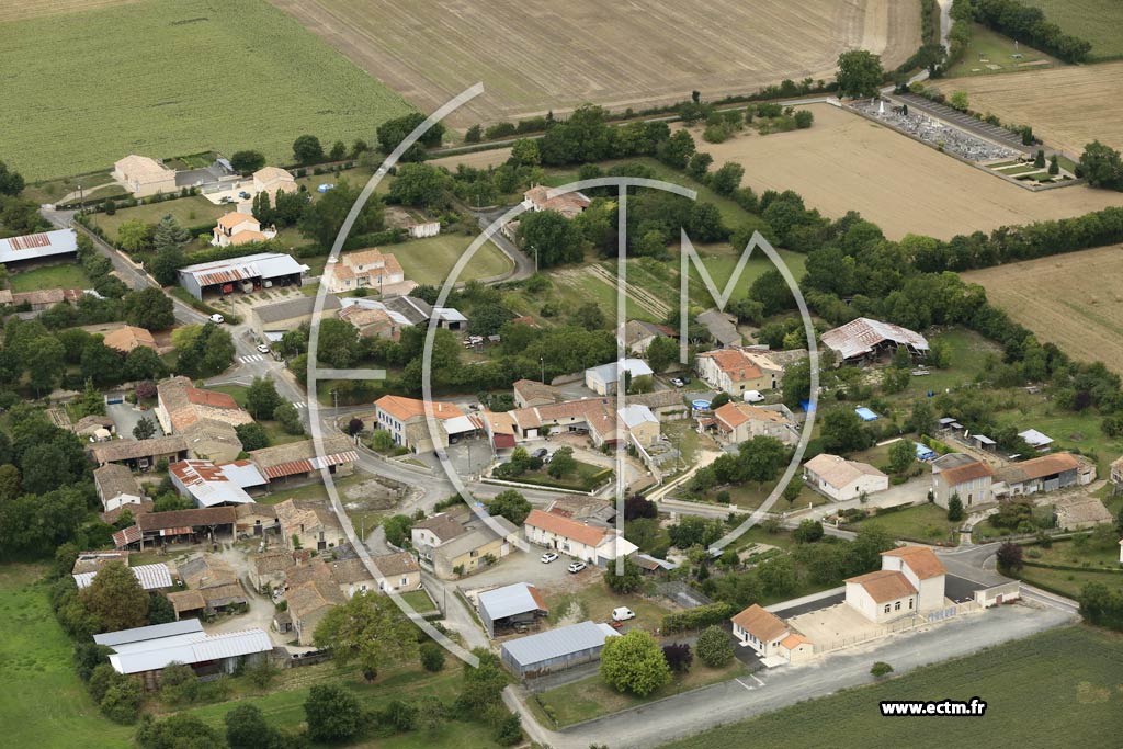 Photo arienne de Saint-Romans-des-Champs