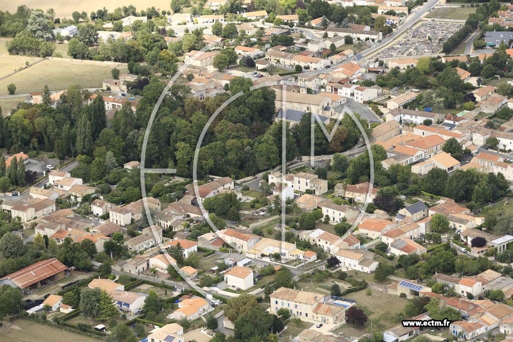 Photo arienne de Saint-Symphorien