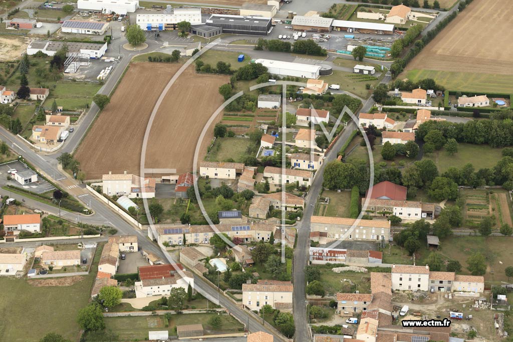 Photo arienne de Villiers-en-Plaine