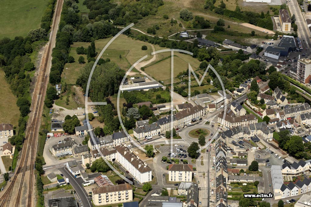 Photo arienne de Argentan (Centre)