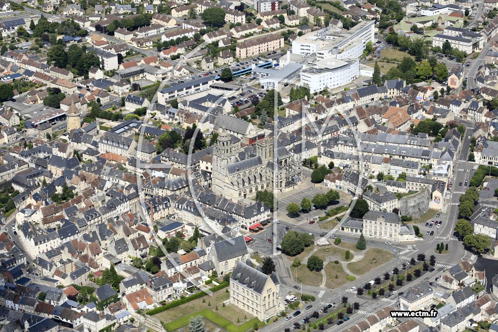 Photo arienne de Argentan (Centre)