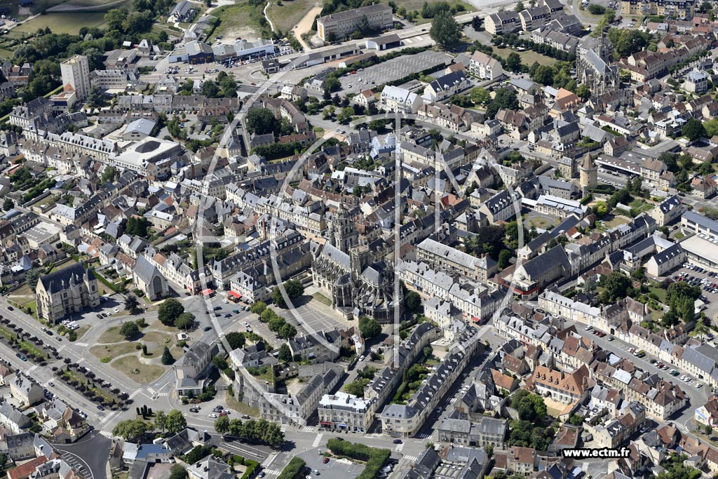 Photo arienne de Argentan (Centre)