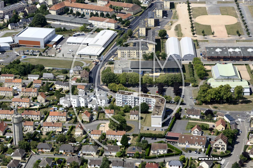 Photo arienne de Argentan (Est)