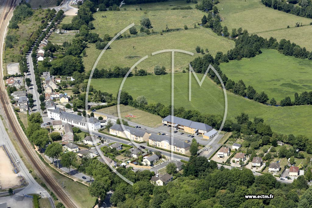 Photo arienne de Argentan (la Croix de Coulandon)