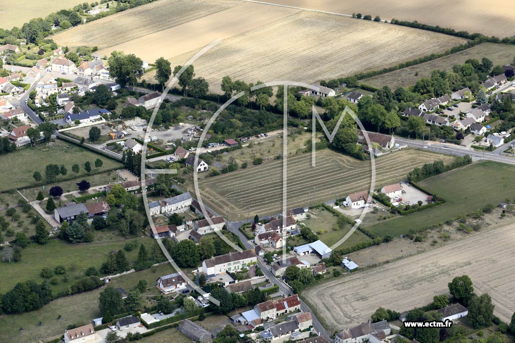 Photo arienne de Argentan (le Val de Blaize)