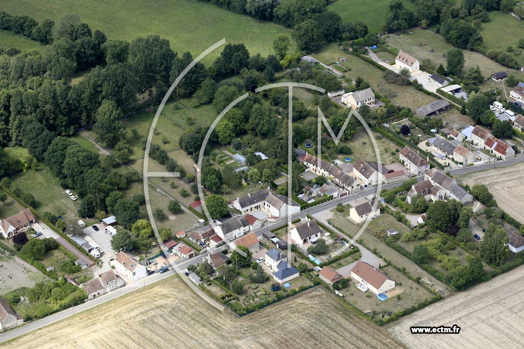 Photo arienne de Argentan (le Val de Blaize)