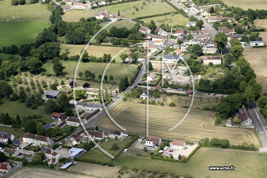 Photo arienne de Argentan (le Val de Blaize)