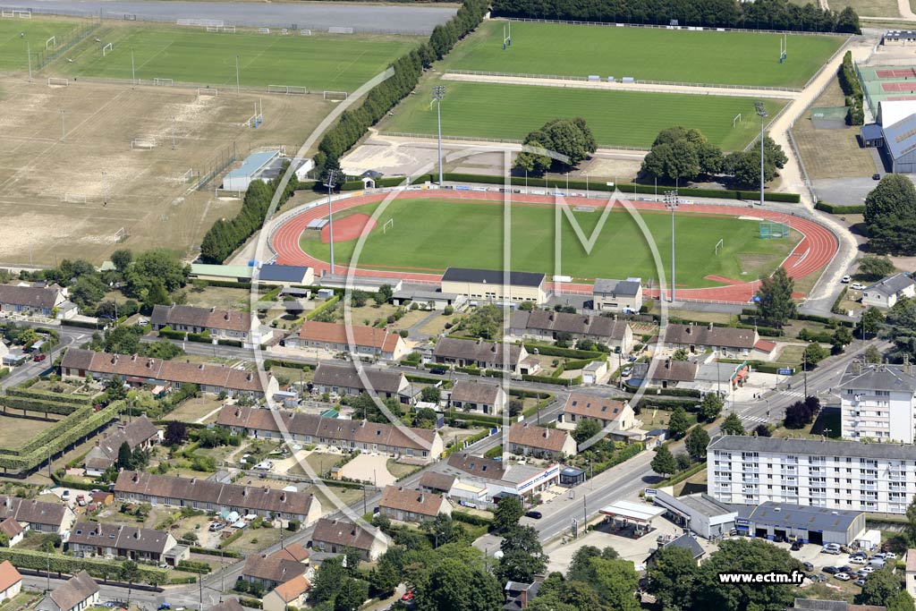 Photo arienne de Argentan (les Trois Croix)