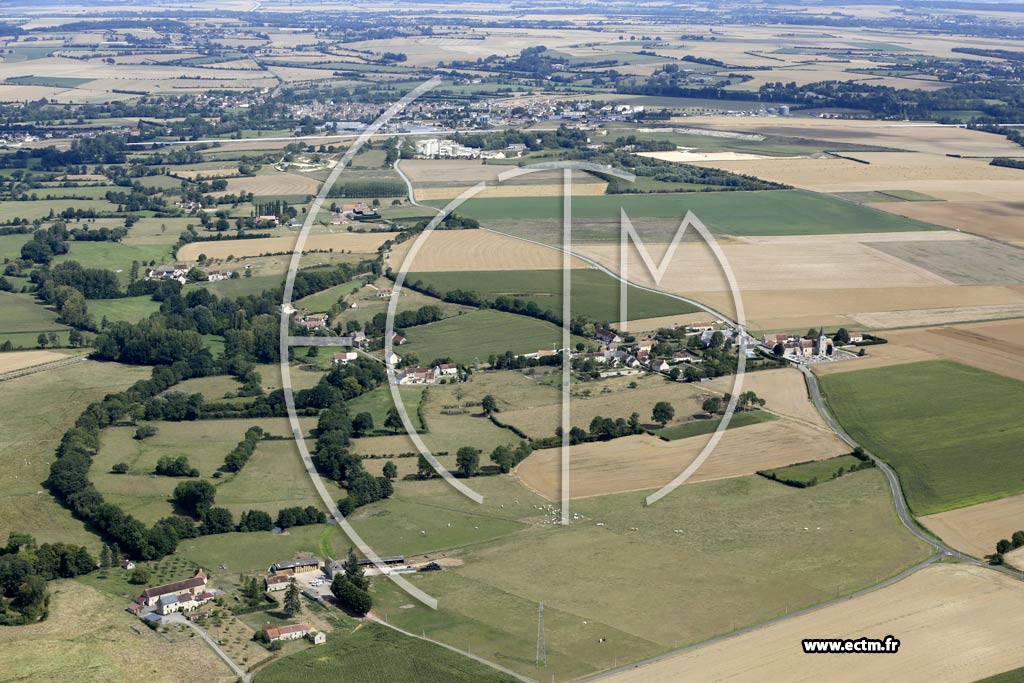 Photo arienne de Jou-du-Plain