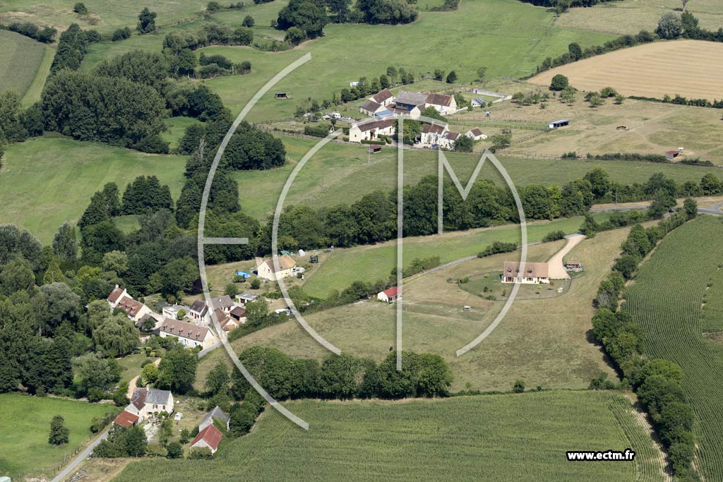 Photo arienne de Jou-du-Plain