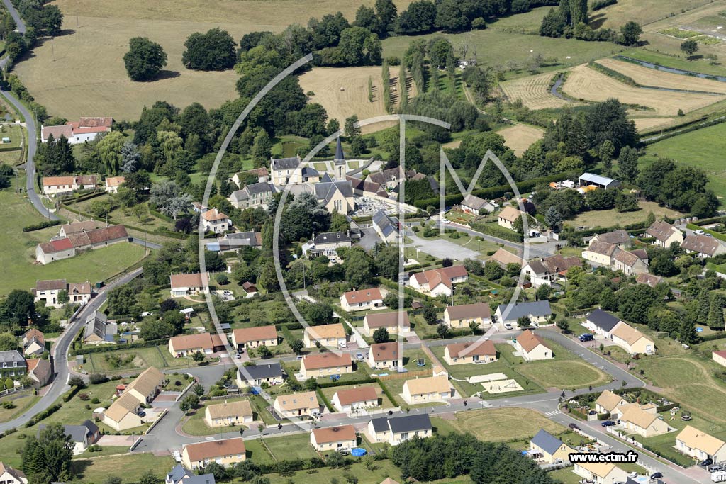Photo arienne de la Chapelle-Prs-Ses
