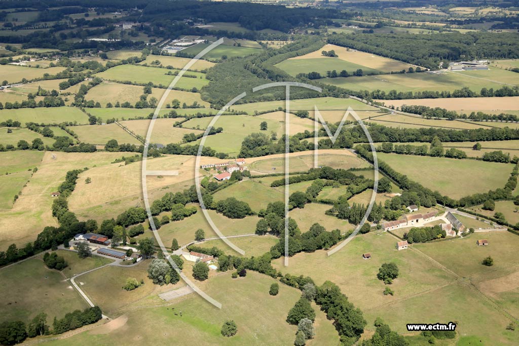 Photo arienne de La Cochre (Saint-Vincent - les Tanvillires - le Haras du Gu Foulon)