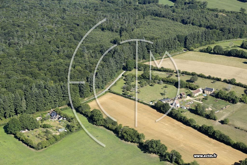Photo arienne de Le Cercueil (la Huloterie - la Goularderie)